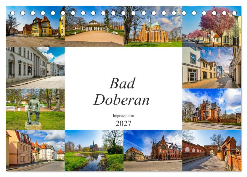 Bad Doberan Impressionen (Tischkalender 2027 DIN A5 quer) CALVENDO Monatskalender