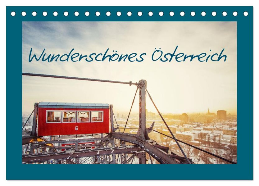 Wunderschönes Österreich (Tischkalender 2027 DIN A5 quer) CALVENDO Monatskalender