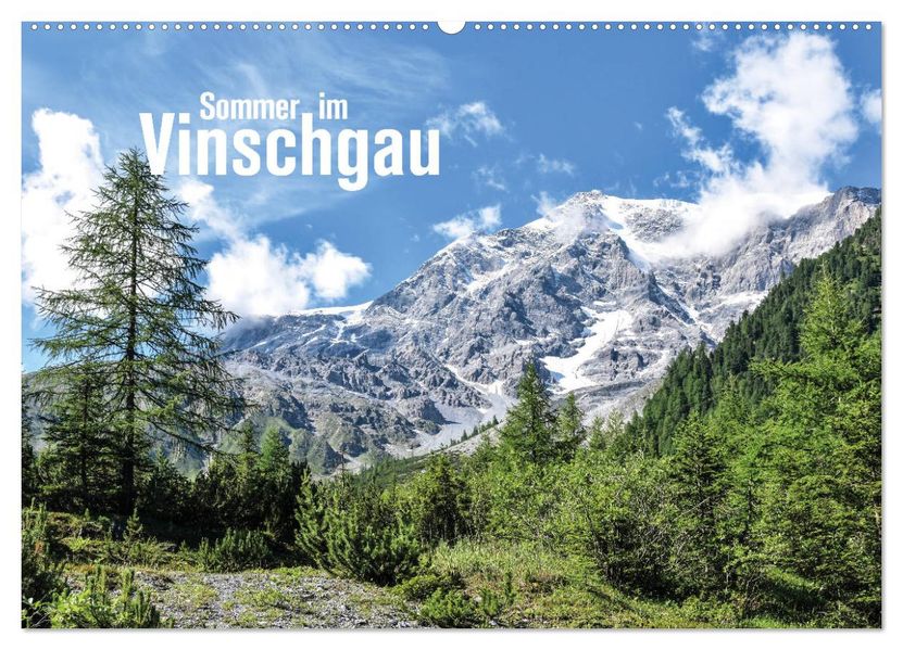 Sommer im Vinschgau (Wandkalender 2027 DIN A2 quer) CALVENDO Monatskalender