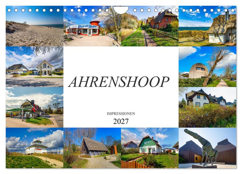 Ahrenshoop Impressionen (Wandkalender 2027 DIN A4 quer) CALVENDO Monatskalender