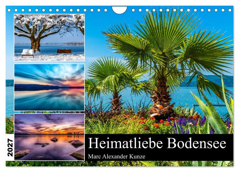 Heimatliebe Bodensee (Wandkalender 2027 DIN A4 quer) CALVENDO Monatskalender