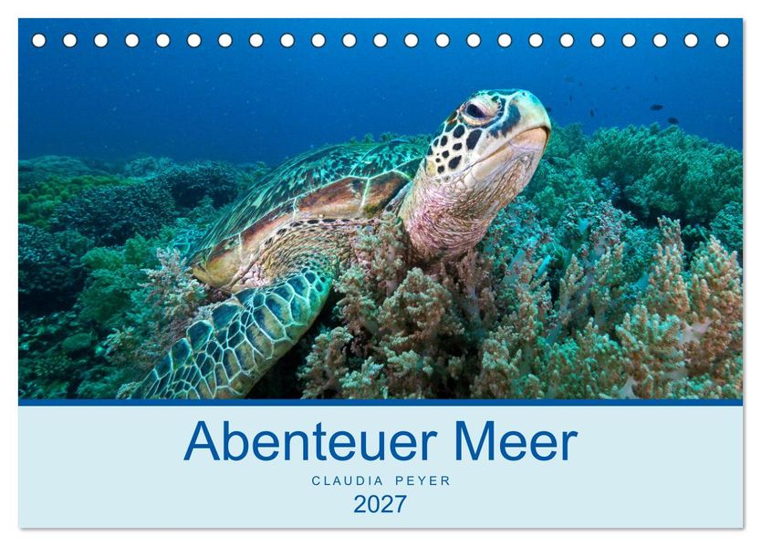 Abenteuer Unterwasser (Tischkalender 2027 DIN A5 quer) CALVENDO Monatskalender