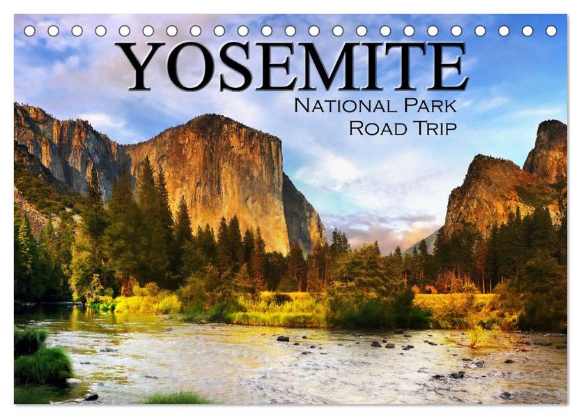 Yosemite National Park Road Trip (Desk Calendar 2027 DIN A5 landscape) CALVENDO 12 Month DeskCalendar