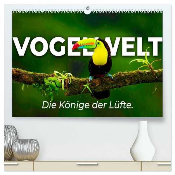 Vogelwelt - Die Könige der Lüfte. (hochwertiger Premium Wandkalender 2027 DIN A2 quer) Kunstdruck in Hochglanz