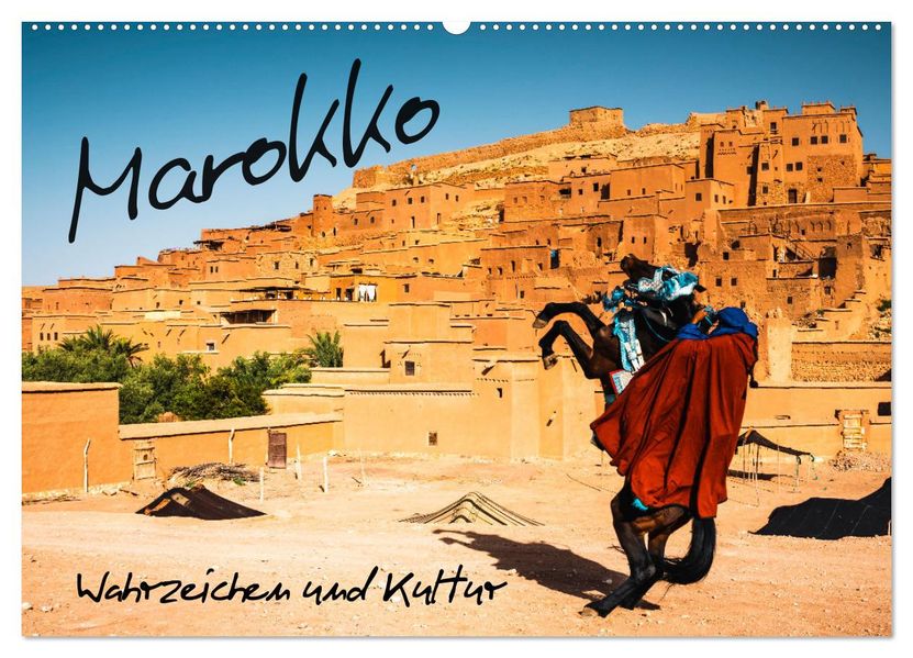 Marokko - Wahrzeichen und Kultur (Wandkalender 2027 DIN A2 quer) CALVENDO Monatskalender