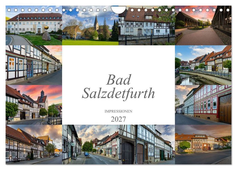 Bad Salzdetfurth Impressionen (Wandkalender 2027 DIN A4 quer) CALVENDO Monatskalender