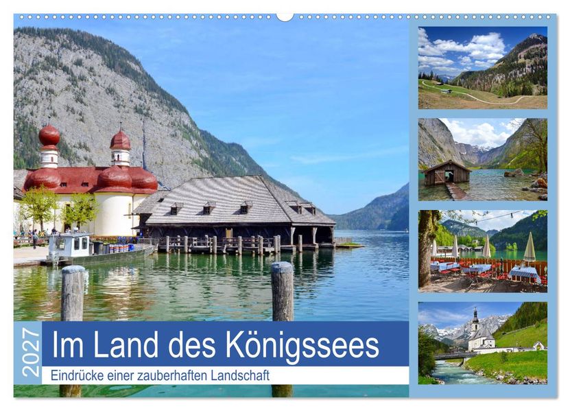Im Land des Königssees (Wandkalender 2027 DIN A2 quer) CALVENDO Monatskalender