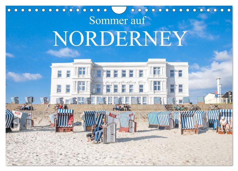 Sommer auf Norderney (Wandkalender 2027 DIN A4 quer) CALVENDO Monatskalender