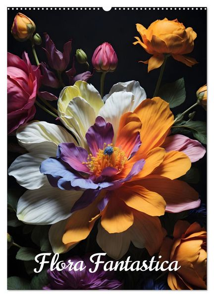 Flora Fantastica (Wandkalender 2027 DIN A2 hoch) CALVENDO Monatskalender