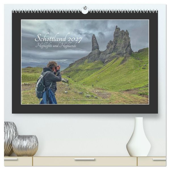 Schottland 2027 Highlights und Highlands (hochwertiger Premium Wandkalender 2027 DIN A2 quer) Kunstdruck in Hochglanz