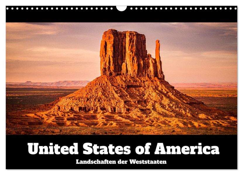 USA: Landschaften der Weststaaten (Wandkalender 2027 DIN A3 quer) CALVENDO Monatskalender