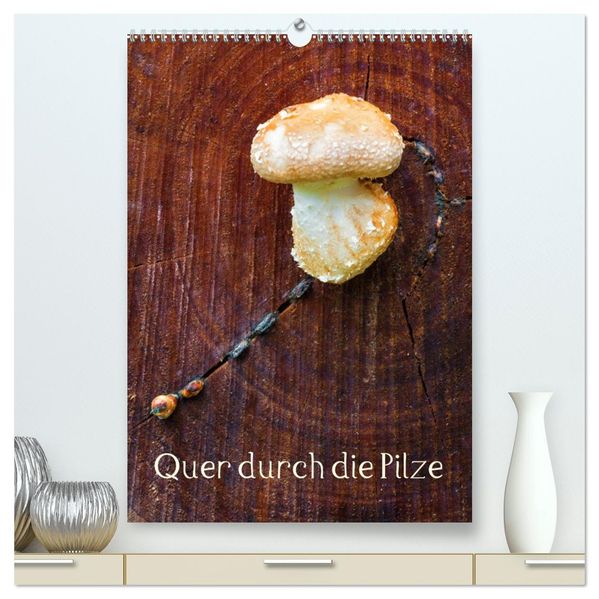 Quer durch die Pilze (hochwertiger Premium Wandkalender 2027 DIN A2 hoch) Kunstdruck in Hochglanz