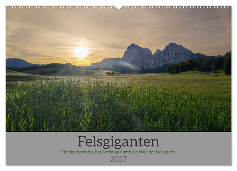 Felsgiganten (Wandkalender 2027 DIN A2 quer) CALVENDO Monatskalender