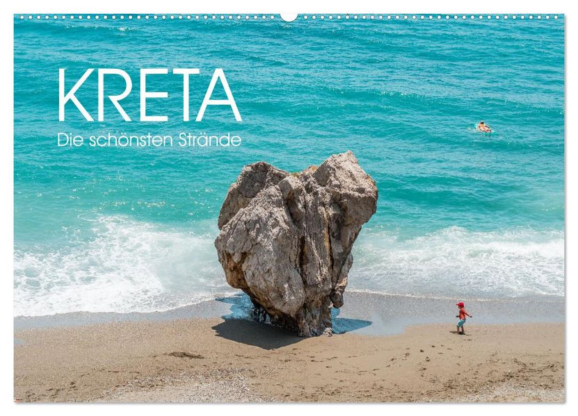 Kreta - Die schönsten Strände (Wandkalender 2027 DIN A2 quer) CALVENDO Monatskalender