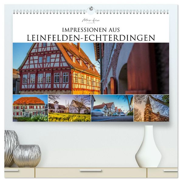 Impressionen aus Leinfelden-Echterdingen 2027 (hochwertiger Premium Wandkalender 2027 DIN A2 quer) Kunstdruck in Hochglanz