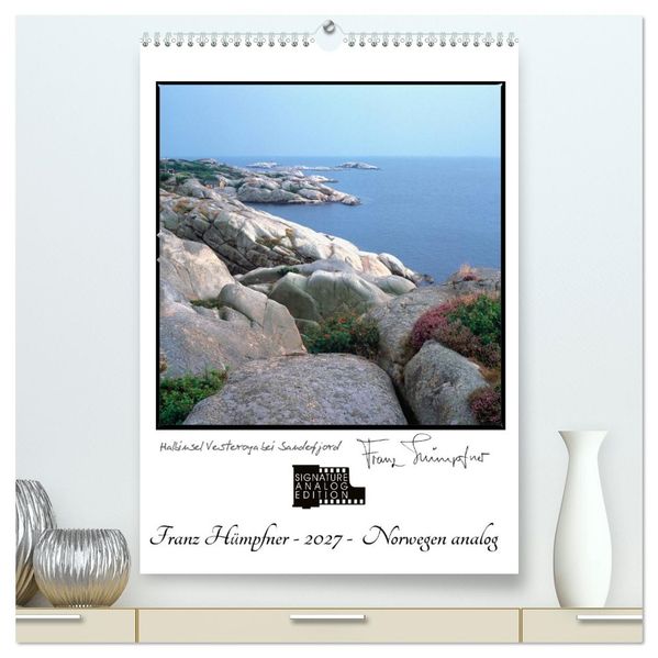 Norwegen analog (hochwertiger Premium Wandkalender 2027 DIN A2 hoch) Kunstdruck in Hochglanz