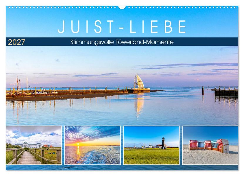 JUIST-LIEBE (Wandkalender 2027 DIN A2 quer) CALVENDO Monatskalender