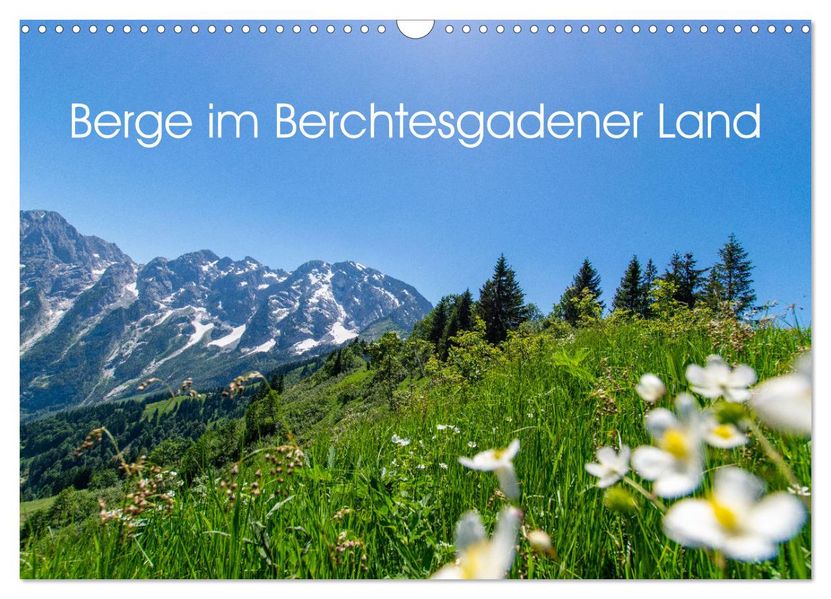 Berge im Berchtesgadener Land (Wandkalender 2027 DIN A3 quer) CALVENDO Monatskalender