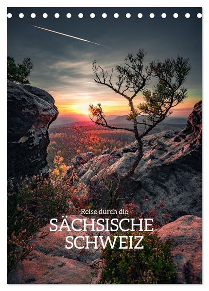 Reise durch die Sächsische Schweiz (Tischkalender 2027 DIN A5 hoch) CALVENDO Monatskalender