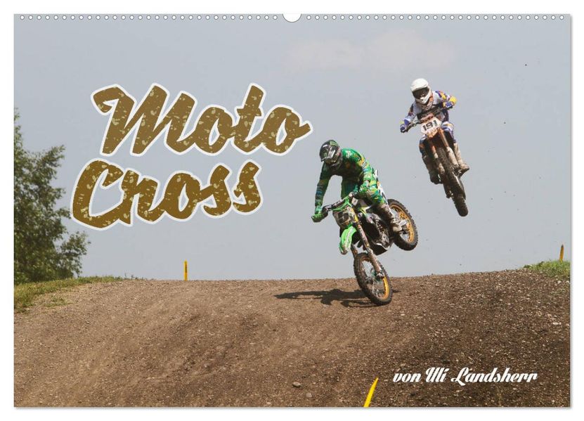 Moto Cross (Wandkalender 2027 DIN A2 quer) CALVENDO Monatskalender