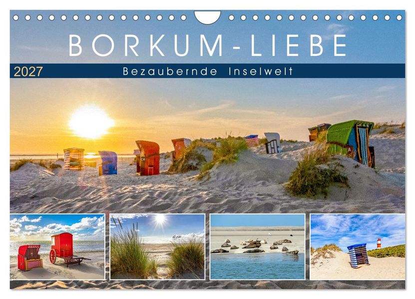BORKUM-LIEBE (Wandkalender 2027 DIN A4 quer) CALVENDO Monatskalender