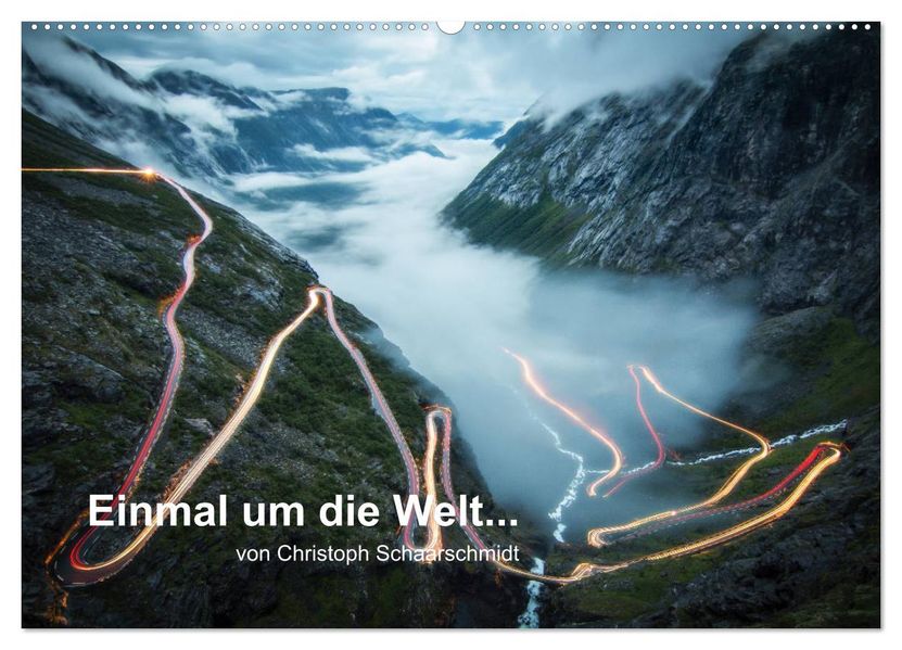 Einmal um die Welt... (Wandkalender 2027 DIN A2 quer) CALVENDO Monatskalender