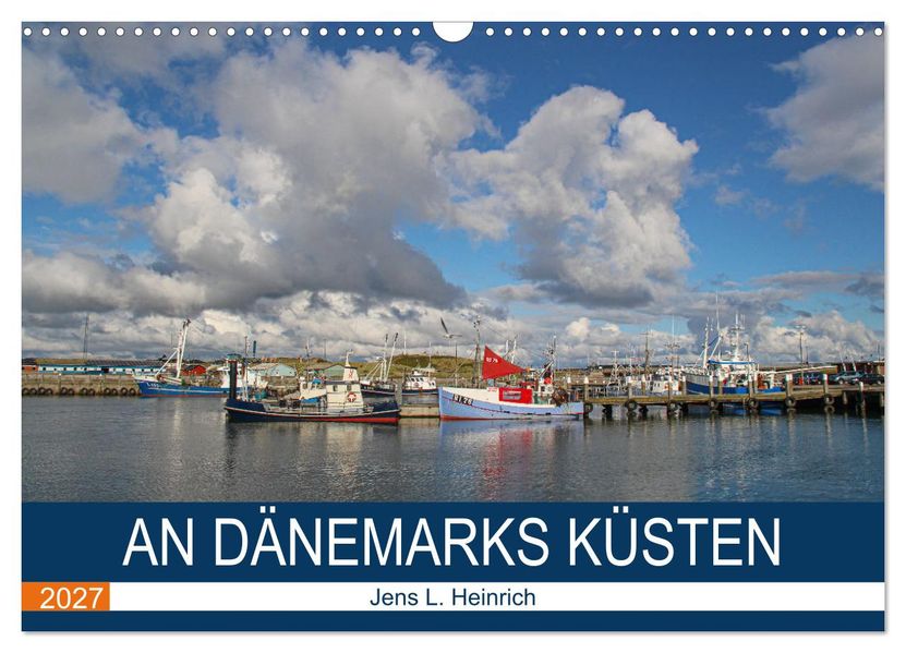 An Dänemarks Küsten (Wandkalender 2027 DIN A3 quer) CALVENDO Monatskalender