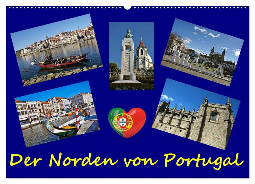 Der Norden von Portugal (Wandkalender 2027 DIN A2 quer) CALVENDO Monatskalender