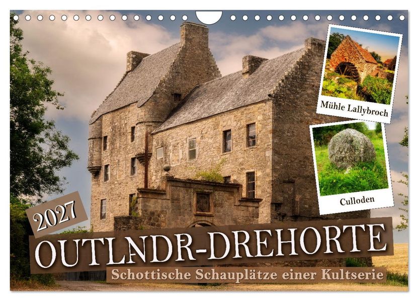 Outlndr-Drehorte (Wandkalender 2027 DIN A4 quer) CALVENDO Monatskalender