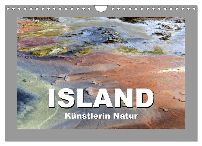 Island - Künstlerin Natur (Wandkalender 2027 DIN A4 quer) CALVENDO Monatskalender