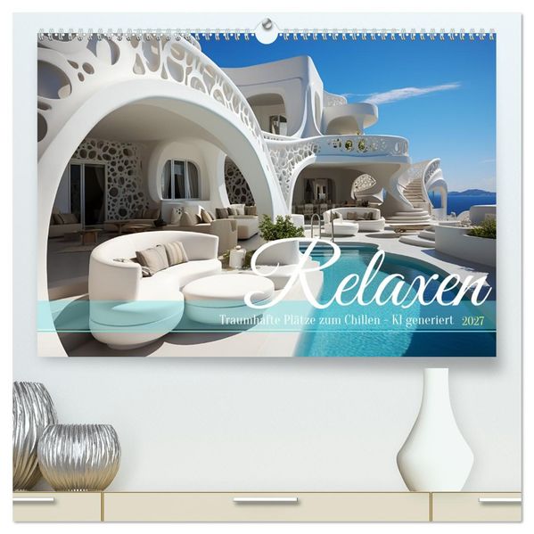 Relaxen (hochwertiger Premium Wandkalender 2027 DIN A2 quer) Kunstdruck in Hochglanz