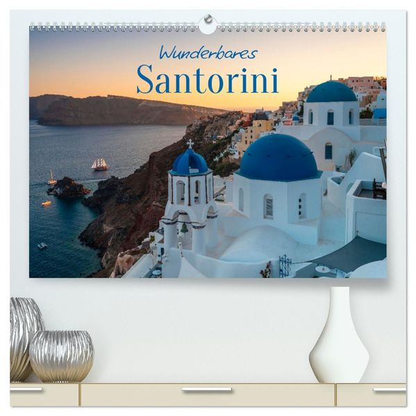 Wunderbares Santorini - Matteo Colombo (hochwertiger Premium Wandkalender 2027 DIN A2 quer) Kunstdruck in Hochglanz