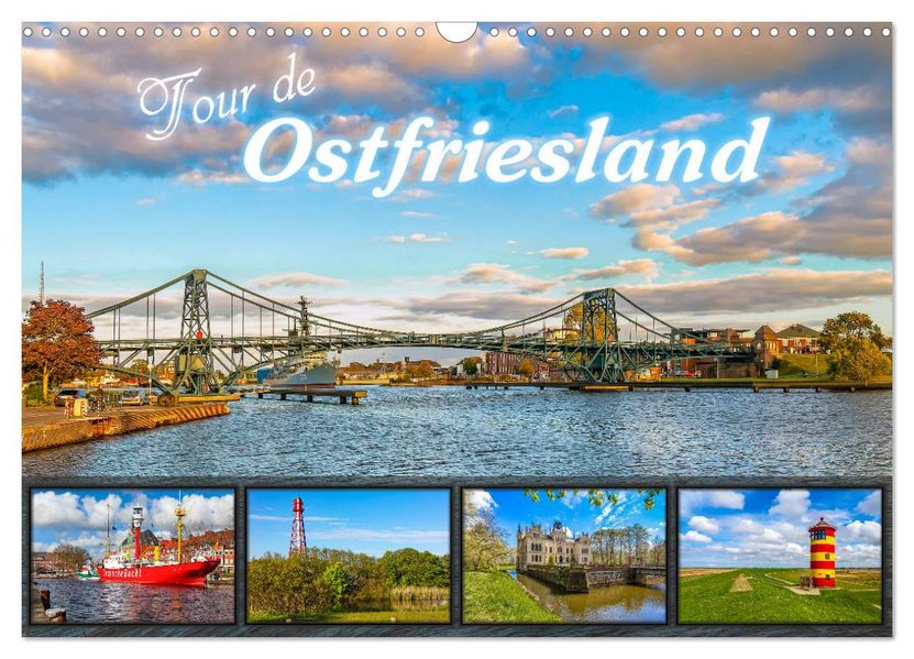Tour de Ostfriesland (Wandkalender 2027 DIN A3 quer) CALVENDO Monatskalender