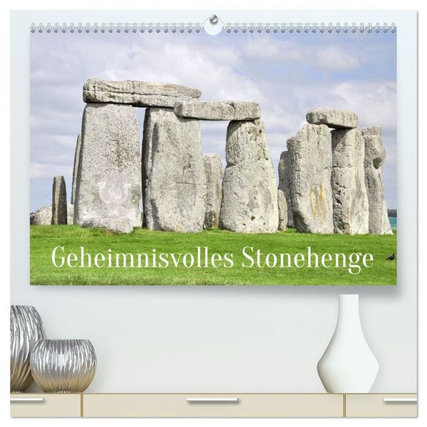 Geheimnisvolles Stonehenge (hochwertiger Premium Wandkalender 2027 DIN A2 quer) Kunstdruck in Hochglanz