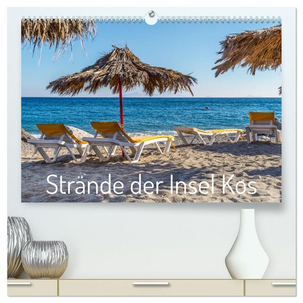 Strände der Insel Kos (hochwertiger Premium Wandkalender 2027 DIN A2 quer) Kunstdruck in Hochglanz