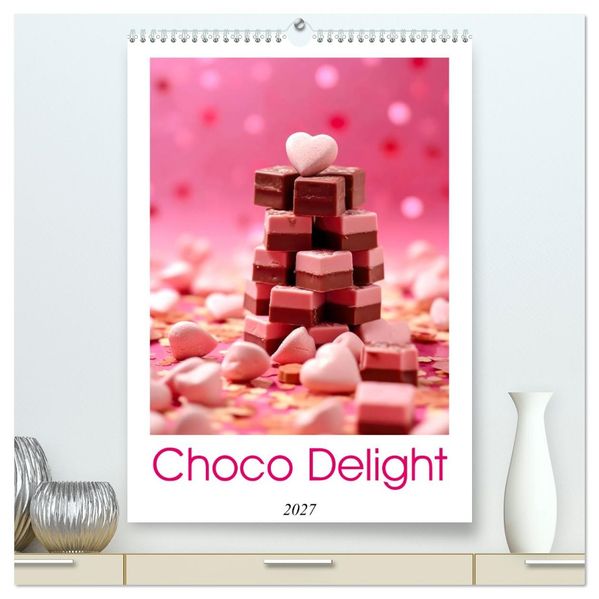 Choco Delight (High Quality Premium Wall Calendar 2027 DIN A2 portrait)CALVENDO 12 Month Wall Calendar