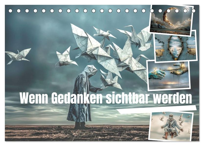 Wenn Gedanken sichtbar werden (Tischkalender 2027 DIN A5 quer) CALVENDO Monatskalender