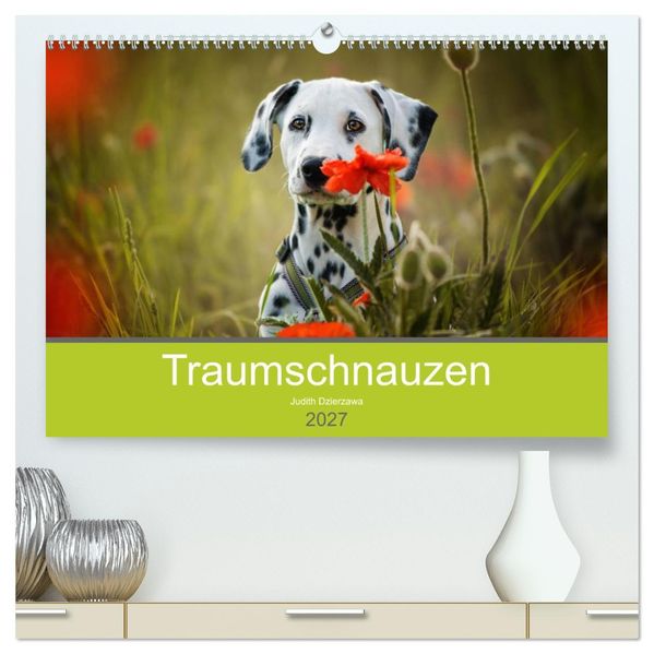 Traumschnauzen (hochwertiger Premium Wandkalender 2027 DIN A2 quer) Kunstdruck in Hochglanz