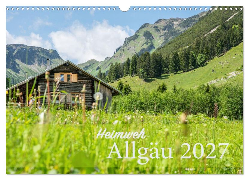 Heimweh Allgäu 2027 (Wandkalender 2027 DIN A3 quer) CALVENDO Monatskalender
