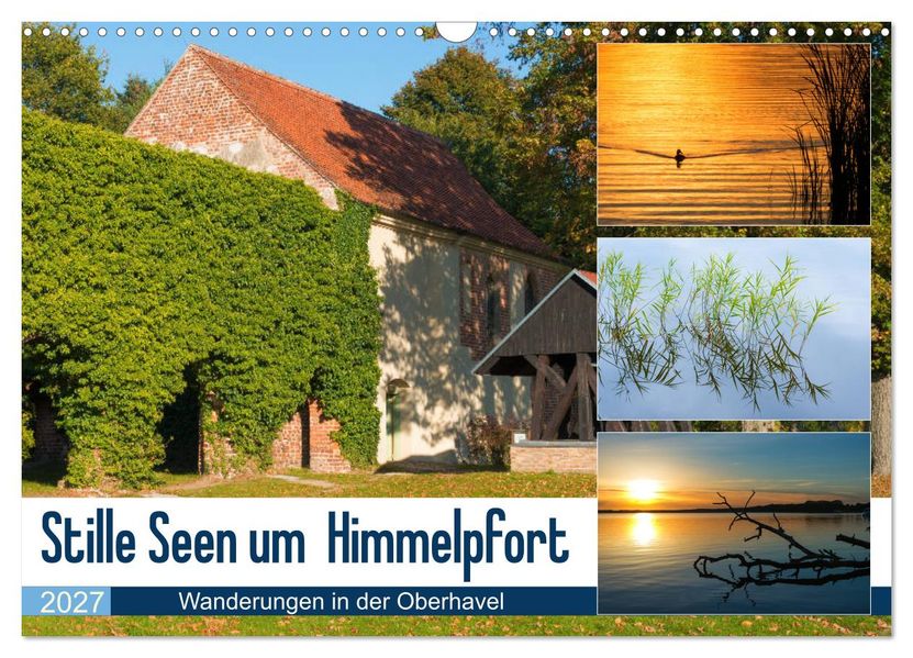 Stille Seen um Himmelpfort (Wandkalender 2027 DIN A3 quer) CALVENDO Monatskalender