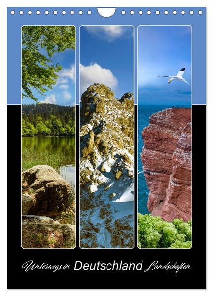 Unterwegs in Deutschland Landschaften (Wandkalender 2027 DIN A4 hoch) CALVENDO Monatskalender