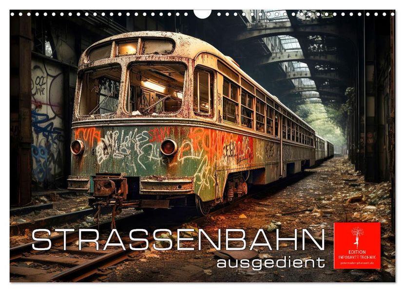 Straßenbahn ausgedient (Wandkalender 2027 DIN A3 quer) CALVENDO Monatskalender