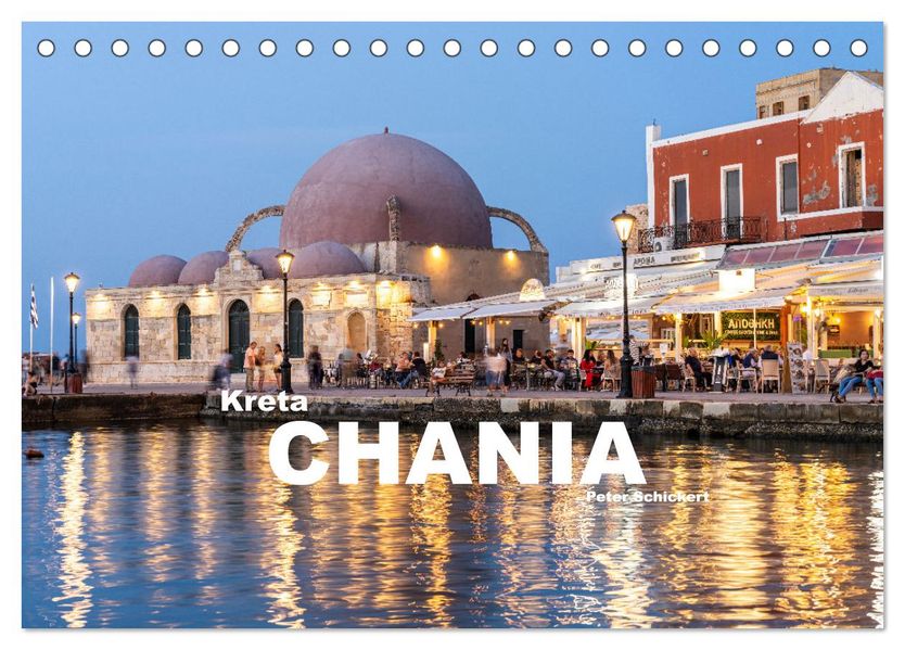 Kreta - Chania (Tischkalender 2027 DIN A5 quer) CALVENDO Monatskalender