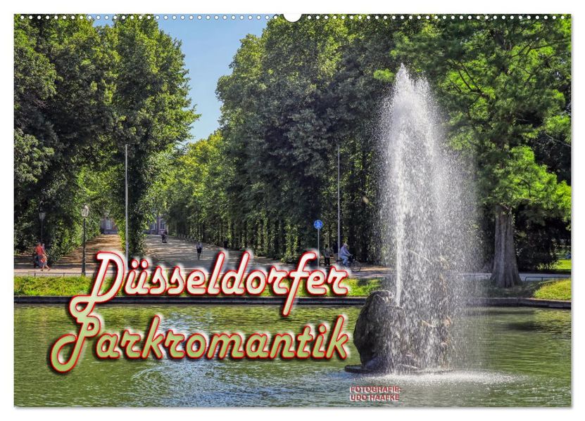 Düsseldorfer Parklandschaften (Wandkalender 2027 DIN A2 quer) CALVENDO Monatskalender