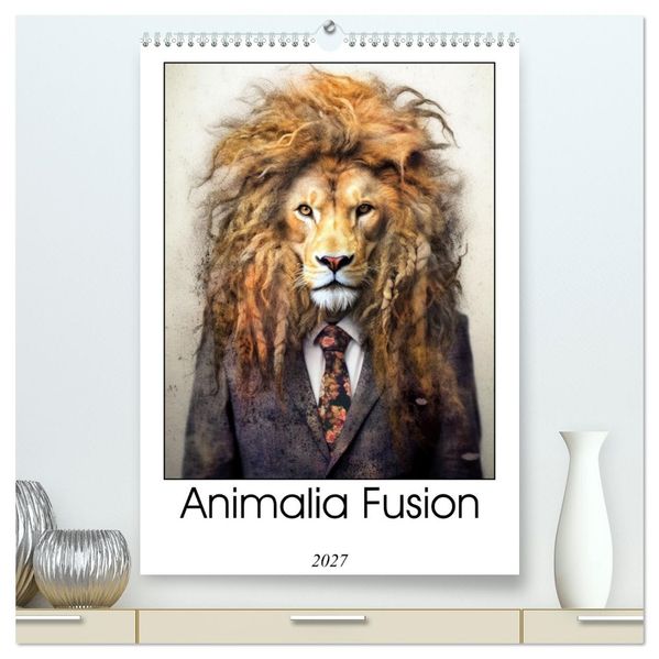 Animalia Fusion (High Quality Premium Wall Calendar 2027 DIN A2 portrait)CALVENDO 12 Month Wall Calendar