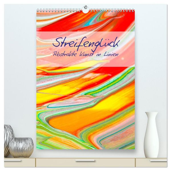 Streifenglück (hochwertiger Premium Wandkalender 2027 DIN A2 hoch) Kunstdruck in Hochglanz
