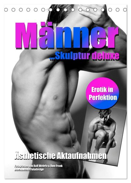 Männer... Skulptur deluxe (Tischkalender 2027 DIN A5 hoch) CALVENDO Monatskalender