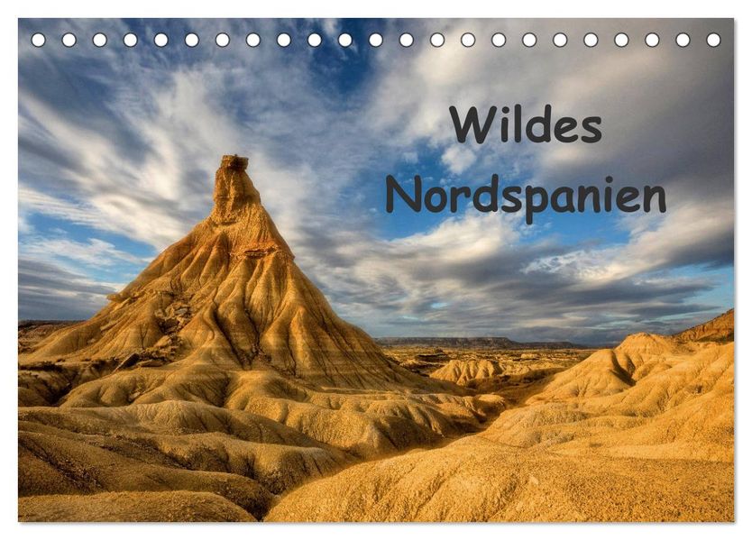 Wildes Nordspanien (Tischkalender 2027 DIN A5 quer) CALVENDO Monatskalender
