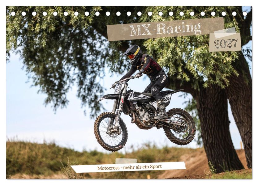 MX-Racing 2027 (Tischkalender 2027 DIN A5 quer) CALVENDO Monatskalender