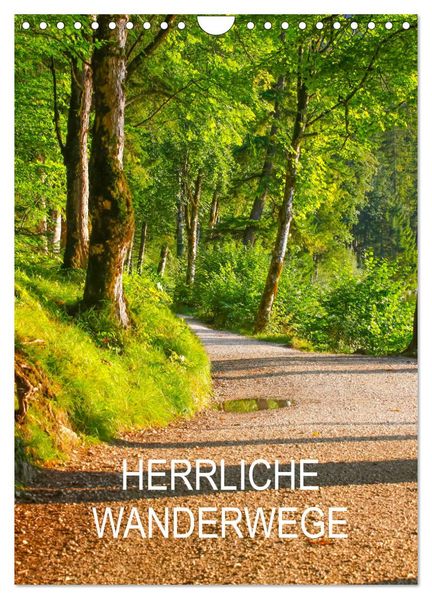 Herrliche Wanderwege (Wandkalender 2027 DIN A4 hoch) CALVENDO Monatskalender